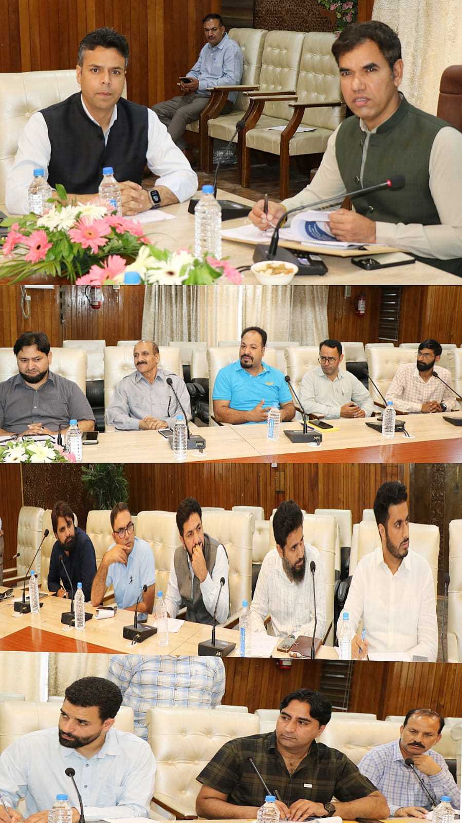 Div Com Kashmir reviews progress of second special summary revision in Srinagar