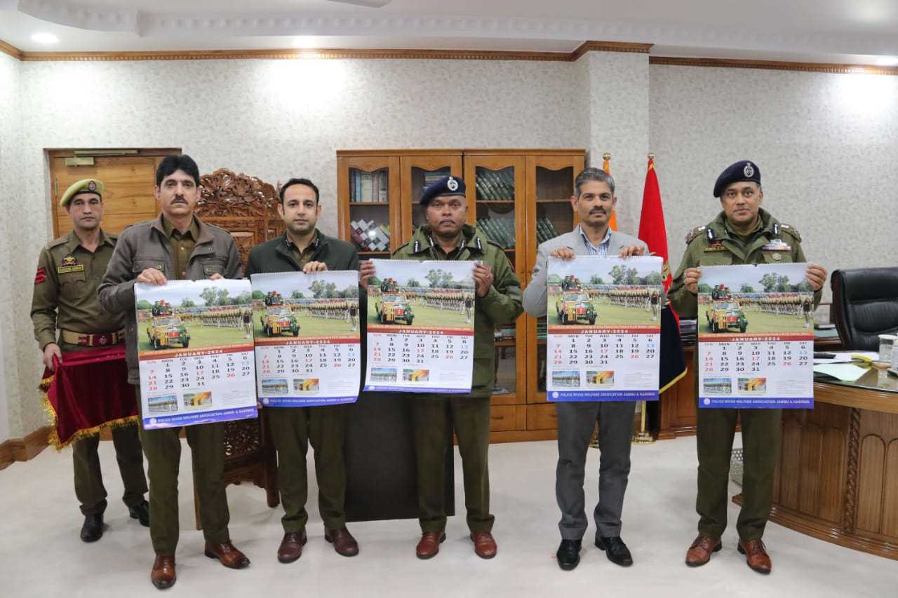 DGP J&K unveils PWWA, J&K calendar for 2024; calendar highlights