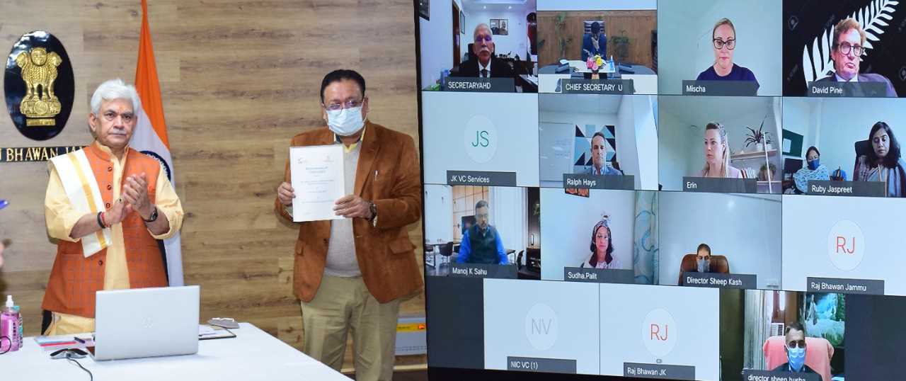 J&K Govt signs MoC with New Zealand G2G for transforming Sheep Farming