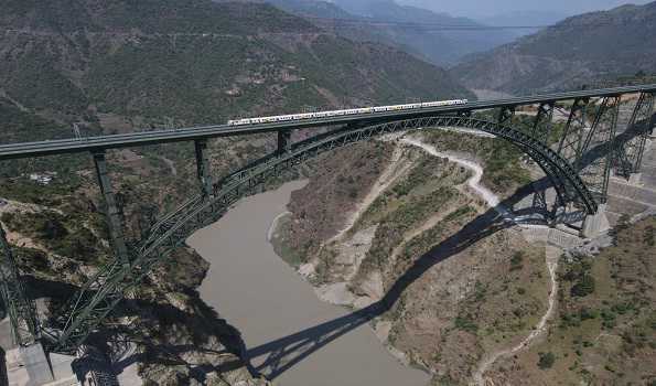 Railway trial run successful on world’s highest rail bridge